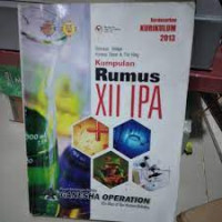 Image of Kumpulan Rumus XII IPA Berdasarkan Kurikulum 2013